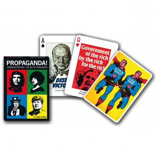 Carti de joc de colectie cu tema "Propaganda"